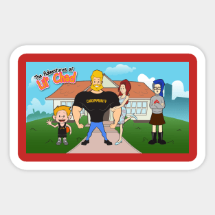 Lil' Chad Family Assemble Sticker